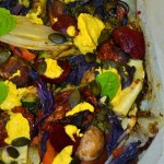 PIECZONE ZIEMNIAKI Z DWOMA SOSAMI JAGLANYMI