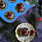 BROWNIE BURACZANO-KAWOWE Z OWOCOWYM KREMEM JAGLANYM