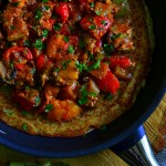 CZEKOLADOWE CIASTO DAKTYLOWE Z SOCZEWICĄ I KASZĄ JAGLANĄ