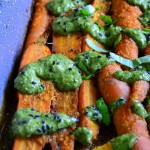 PIECZEŃ Z CZARNEJ SOCZEWICY, GRZYBÓW I BURAKÓW ZE SZPARAGAMI